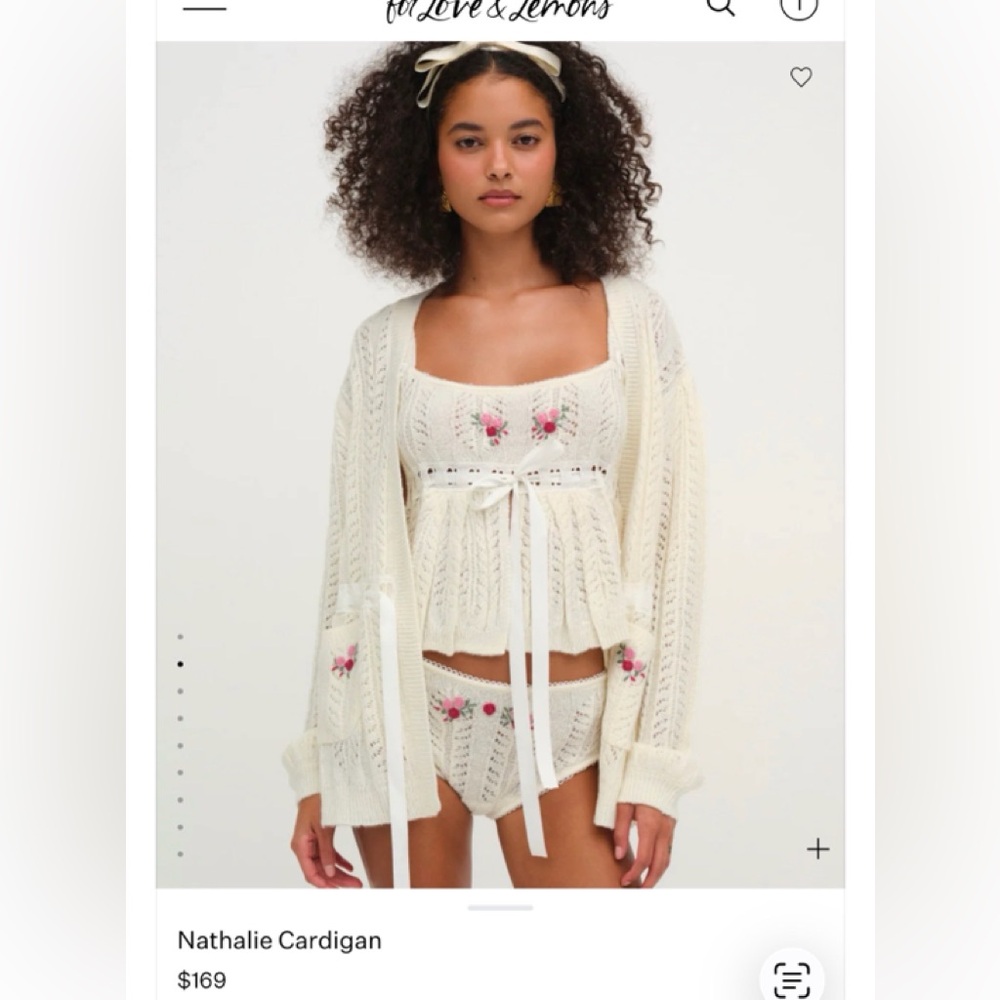 For Love And Lemons Set Sweater
